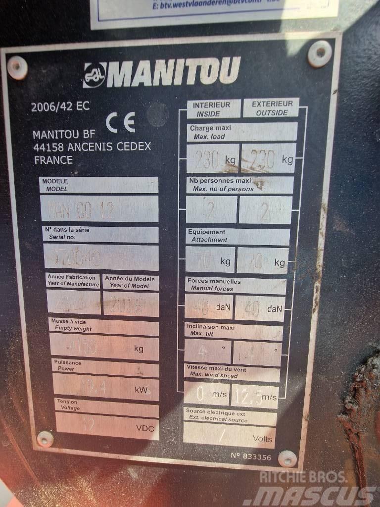 Manitou Mango 12 Колінчаті підйомники