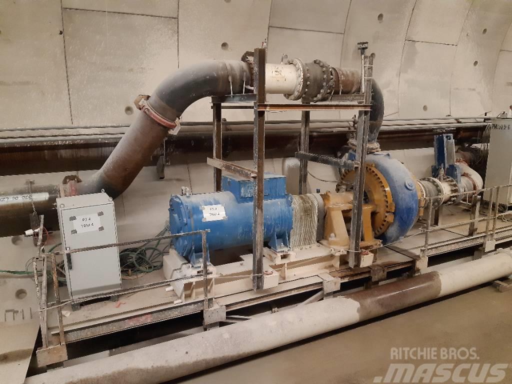  Slurry pump set / Pompe marinage Warman Гідронасоси