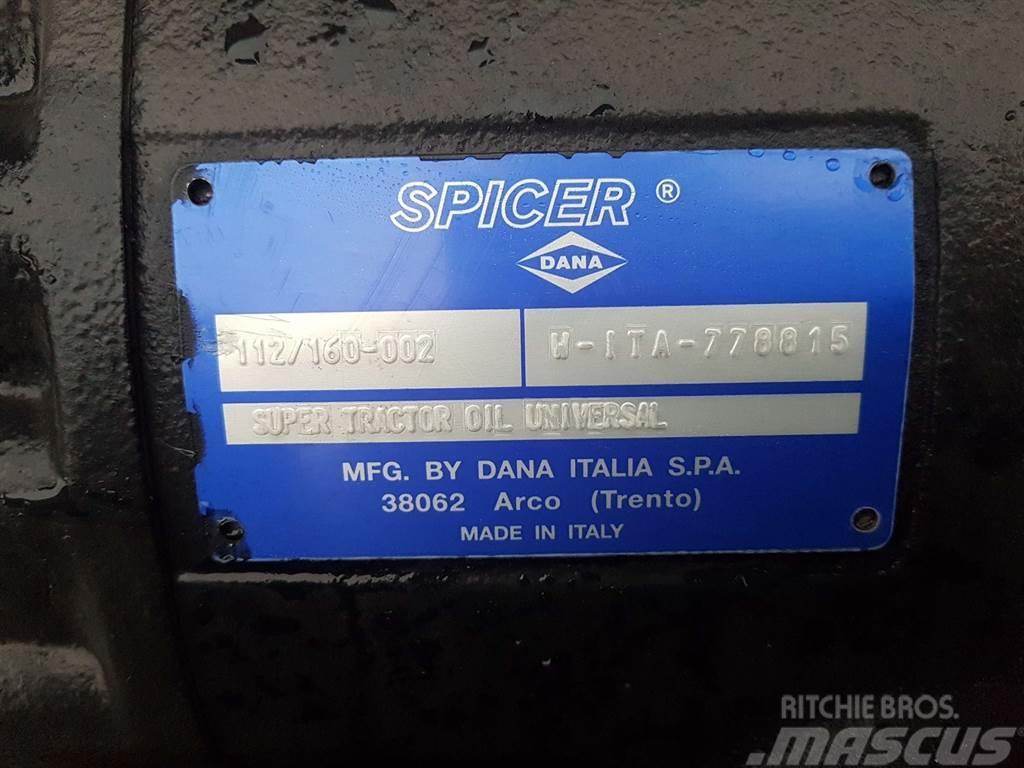 Redrock TH301-Spicer Dana 112/160-002-Axle/Achse/As Осі