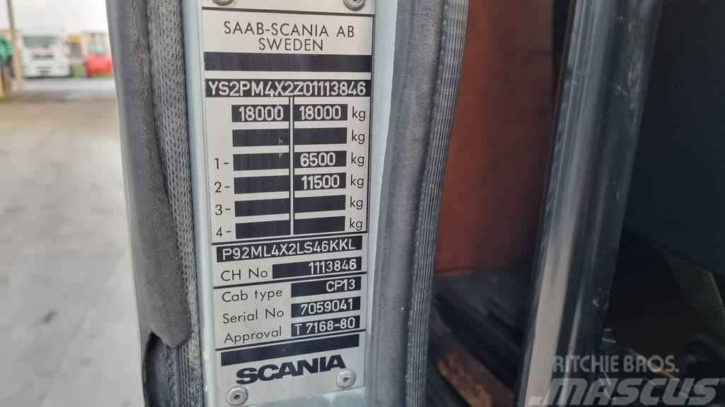 Scania 92H 300 4x2 stake body - spring Вантажівки-платформи/бокове розвантаження