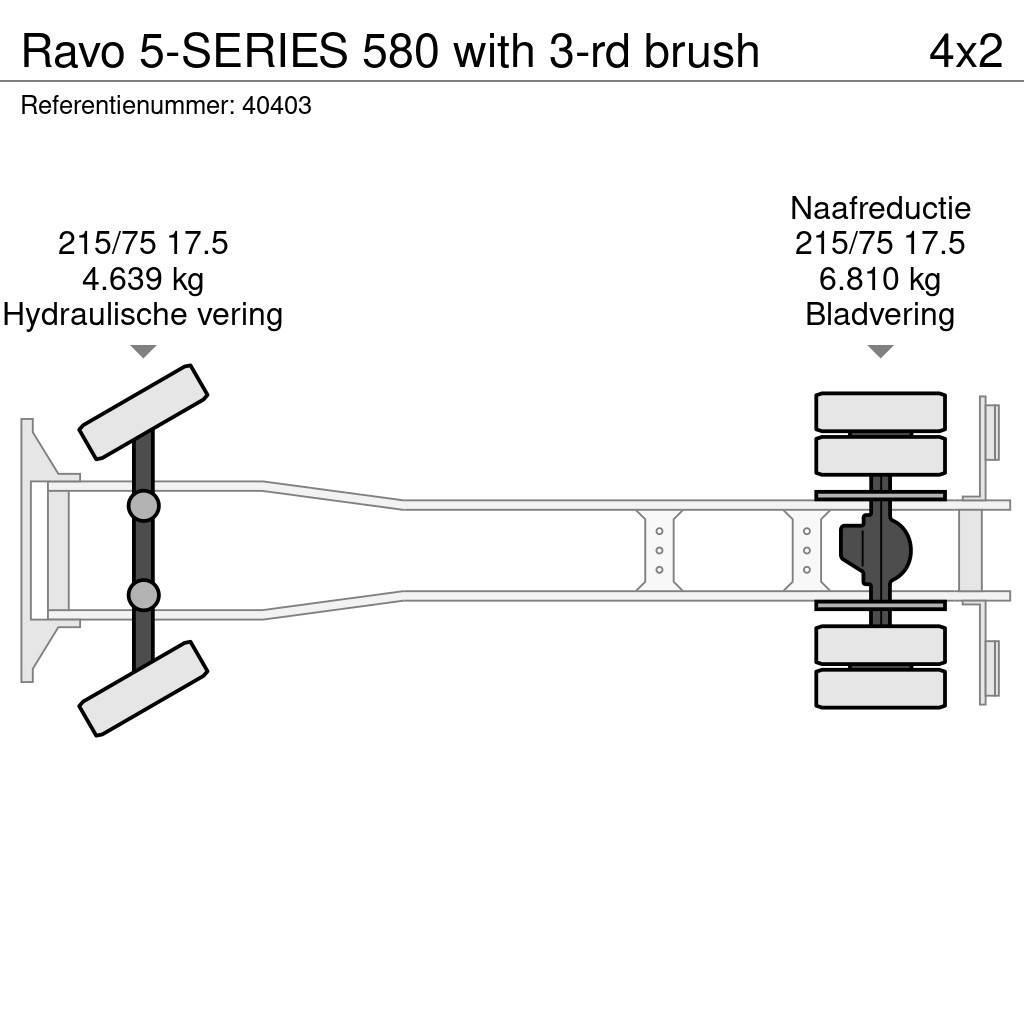 Ravo 5-SERIES 580 with 3-rd brush Прибиральні машини