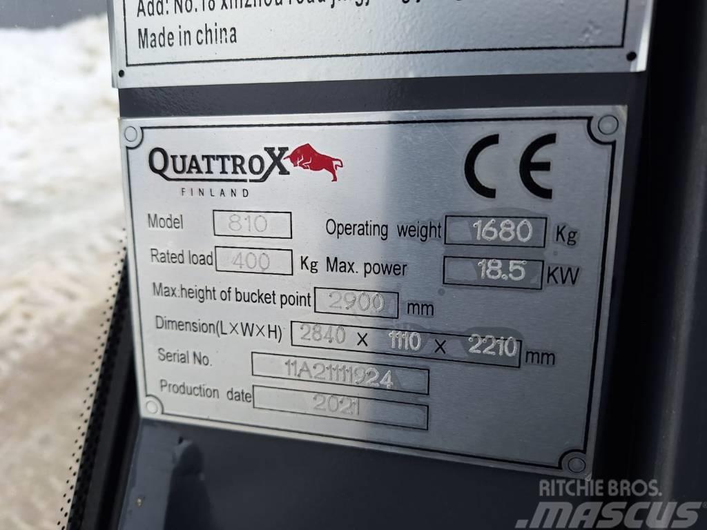  Quattrox 810 KAUHA+PIIKIT Малі навантажувачі