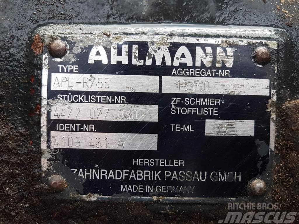 Ahlmann AZ14-ZF APL-R755-4472077080/4109431A-Axle/Achse/As Осі