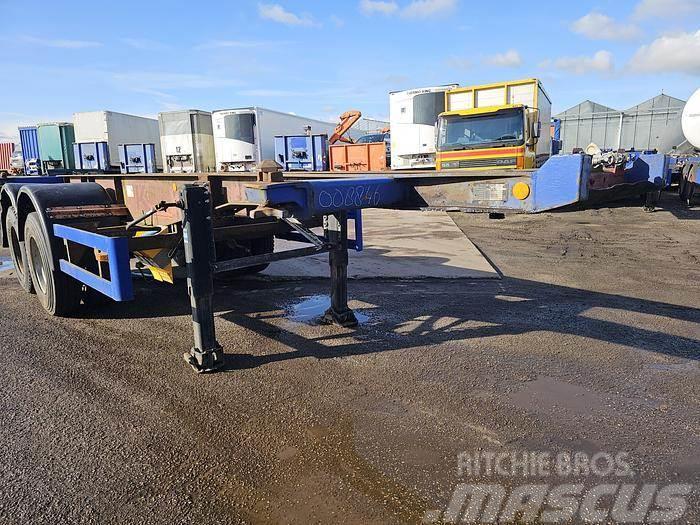 Köhler Elmshorn 2 axle | 20 foot | container chassis | st Напівпричепи для перевезення контейнерів