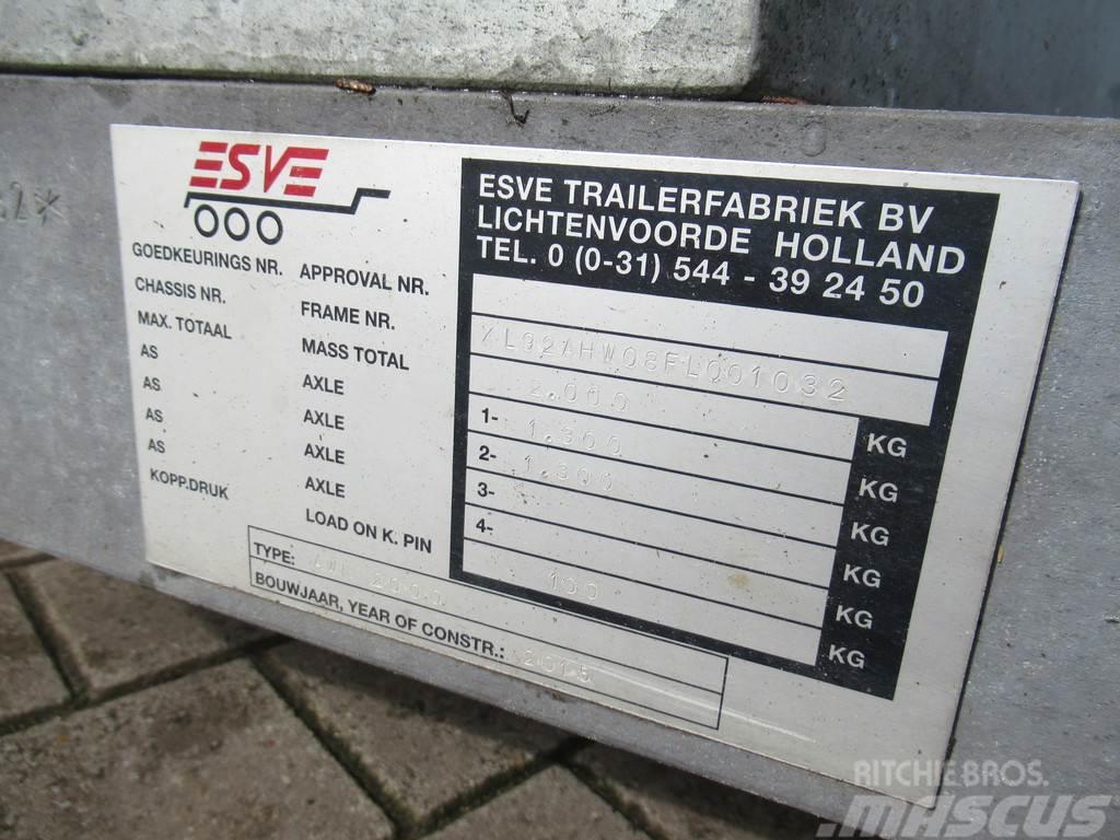  E.S.V.E AWK 2000 Kipper Gesloten Vloeistof Contain Причепи-фургони