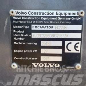 Volvo EC220E Гусеничні екскаватори