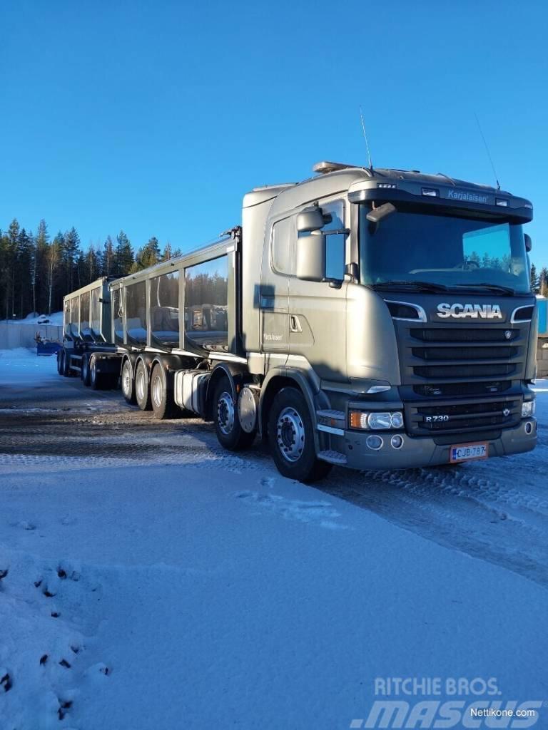 Scania R730 - 58 m3 yhdistelmä LB10x4*6HNB Самоскиди