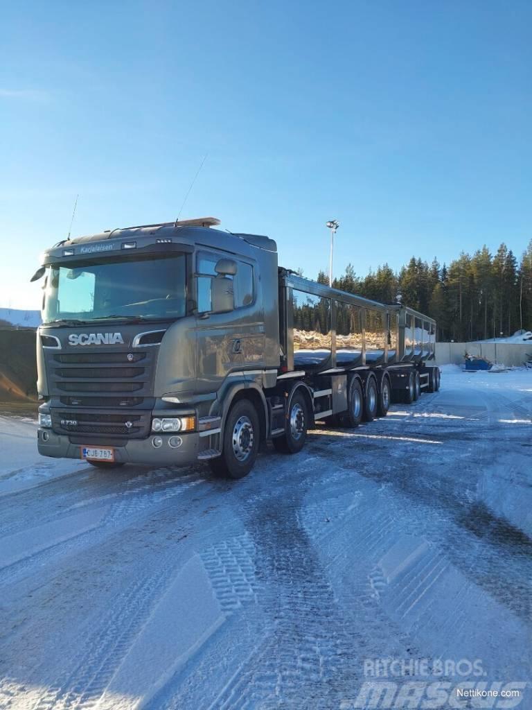 Scania R730 - 58 m3 yhdistelmä LB10x4*6HNB Самоскиди