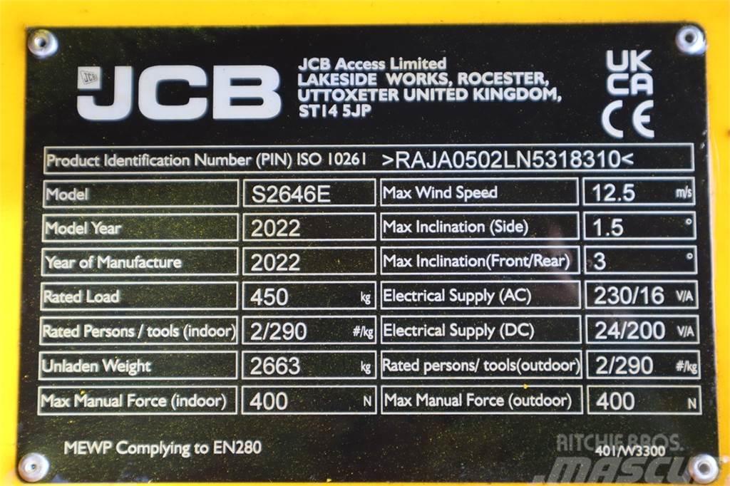 JCB S2646E Valid inspection, *Guarantee! New And Avail Підйомники-ножиці