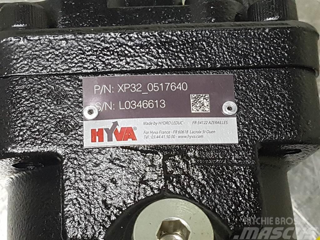 Hyva XP32_0517640-Hydraulic motor/Hydraulikmotor Гідравліка