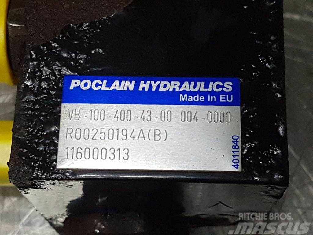 Ahlmann AZ210E-Poclain VB-100-400-43-00-004-Valve/Ventile Гідравліка