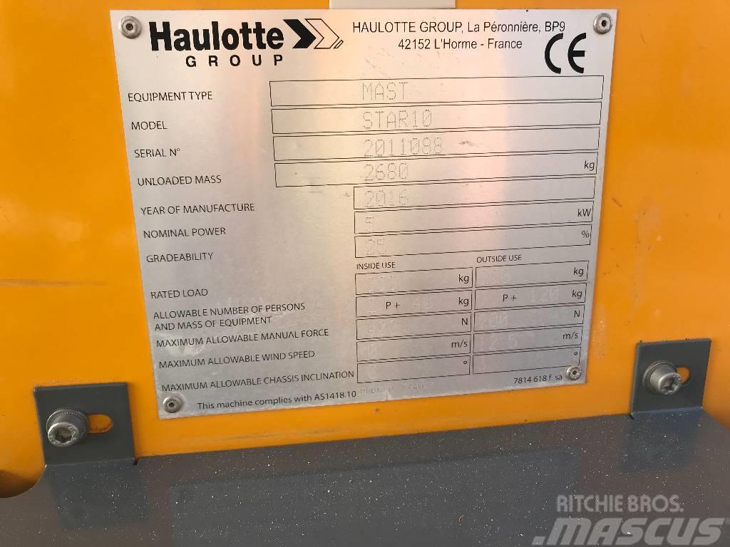 HAULOTTE STAR 10 - NEW BATTERIES Вертикальні щоглові підйомники