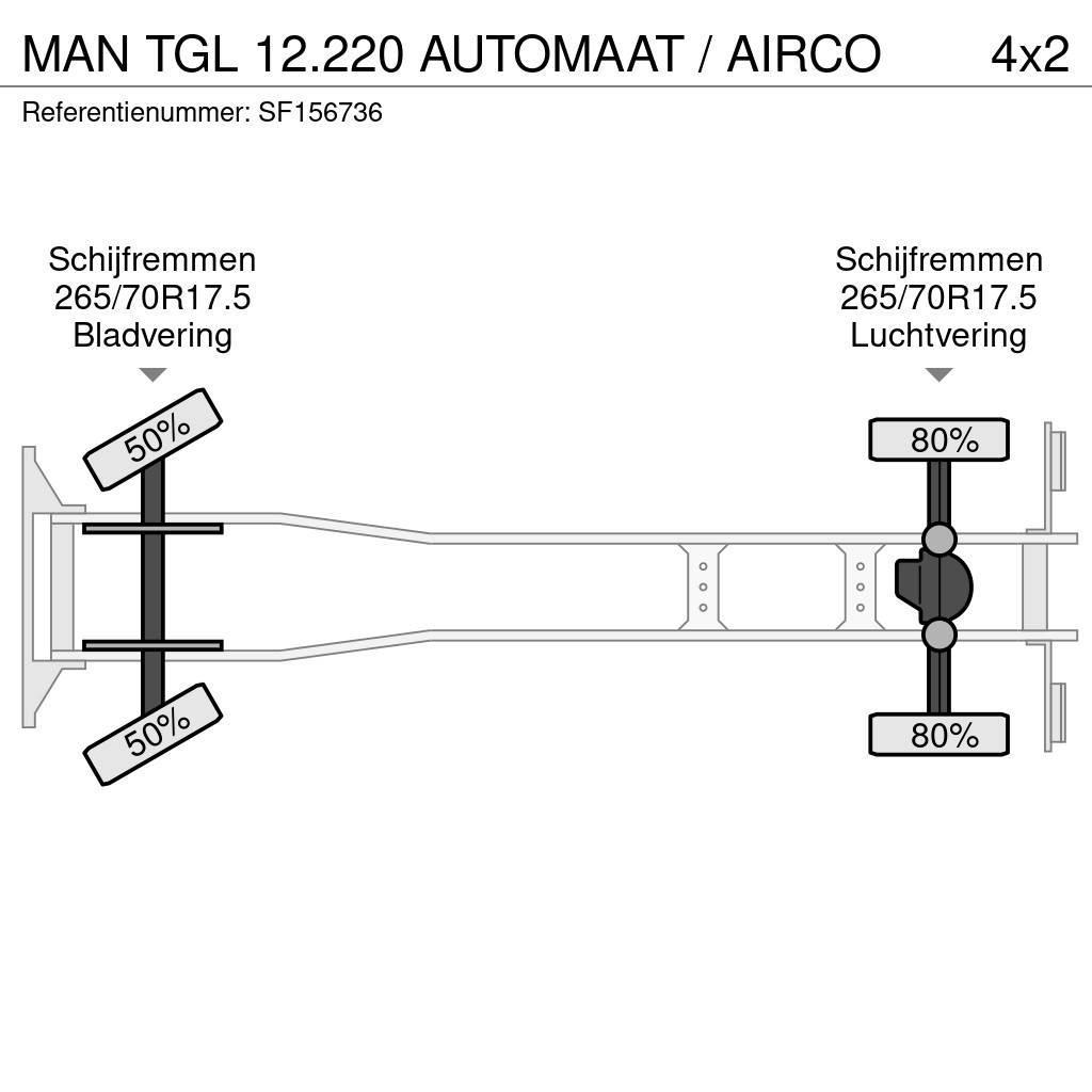 MAN TGL 12.220 AUTOMAAT / AIRCO Фургони