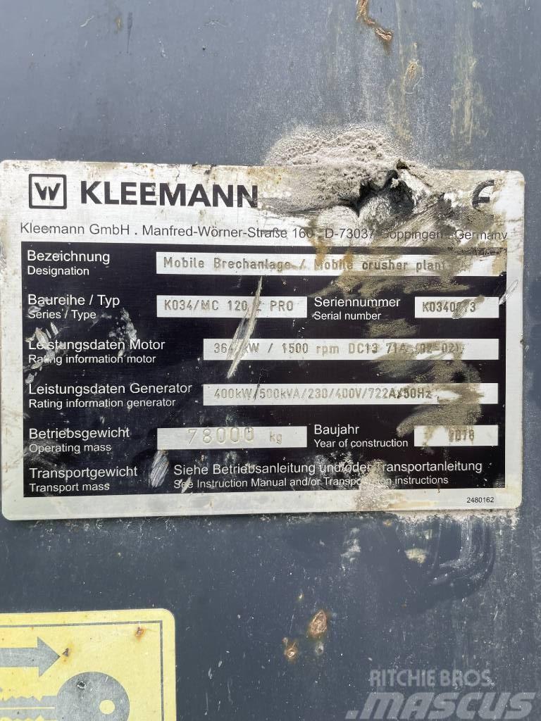 Kleemann K034 / MC 120 Z Pro Мобільні дробарки