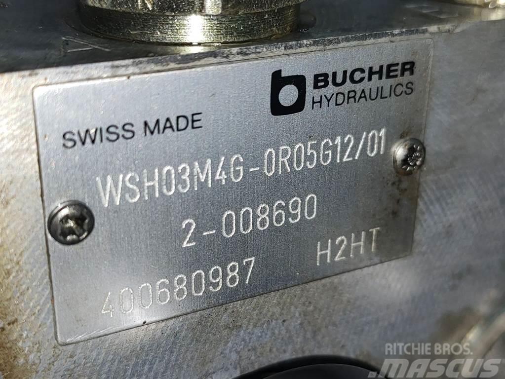Bucher CITYCAT5000-Bucher Hydraulics WSH03M4G-Valve Гідравліка