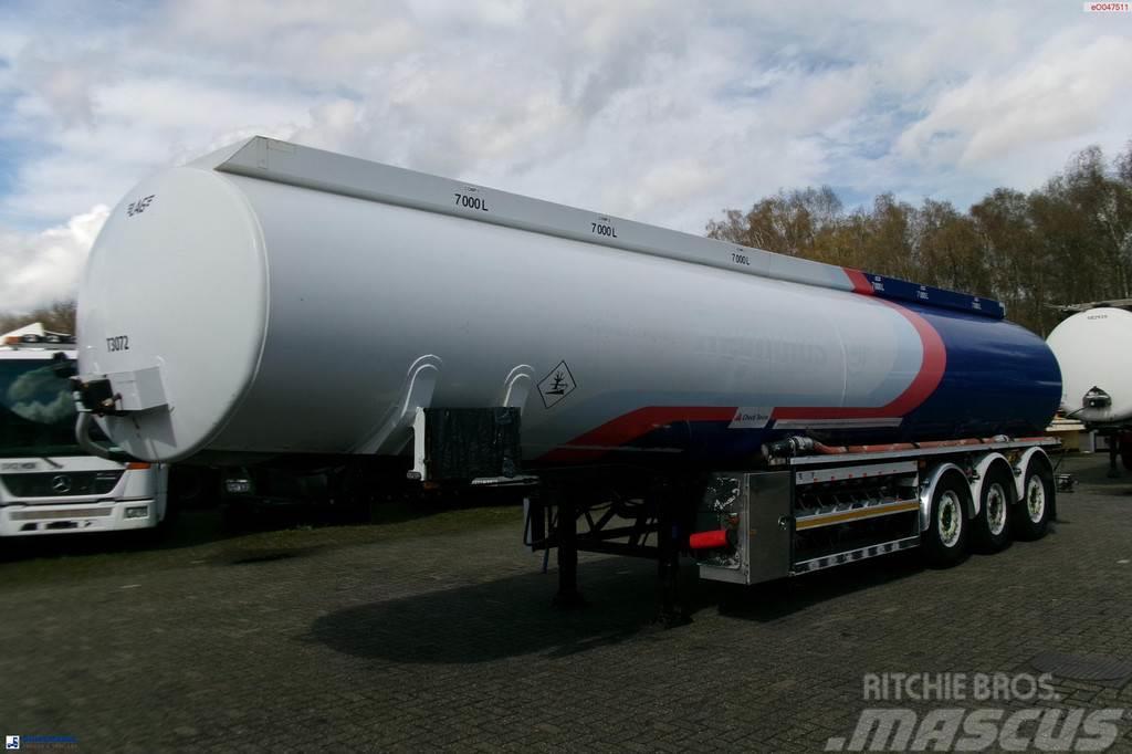 LAG Fuel tank alu 44.5 m3 / 6 comp + pump Напівпричепи-автоцистерни
