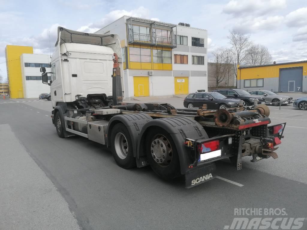 Scania R580 V8 AJK HYDROLIFT, HL20-6180 Вантажівки з гаковим підйомом