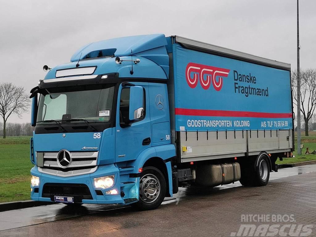 Mercedes-Benz ACTROS 1830 ll taillift Тентовані вантажівки