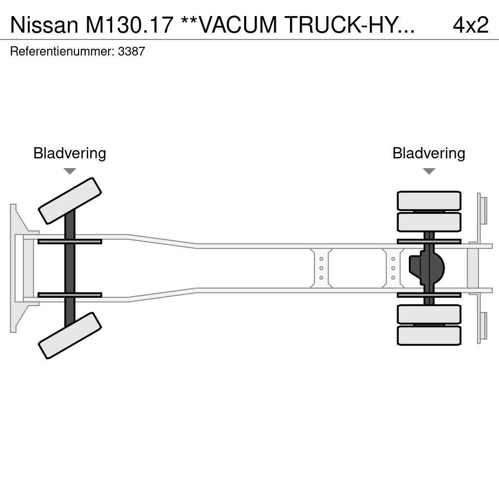 Nissan M130.17 **VACUM TRUCK-HYDROCUREUR-BELGIAN TRUCK** Комбі/Вакуумні вантажівки