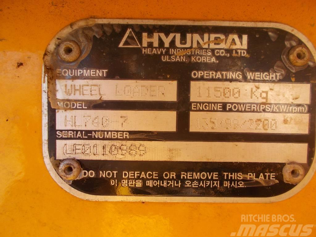 Hyundai HL 740-7 Фронтальні навантажувачі