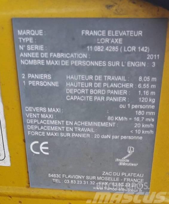 France Elevateur LOR `AXE Інші підйомники і платформи