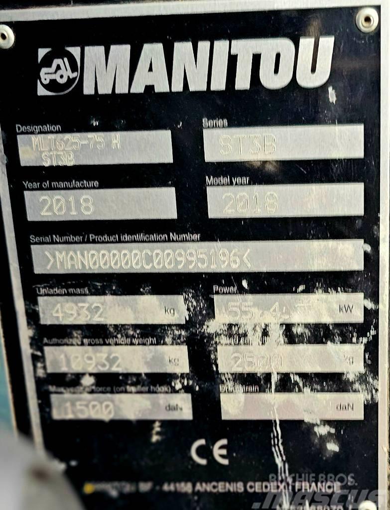 Manitou MLT 625 -75H  CLASSIC Телескопічні навантажувачі
