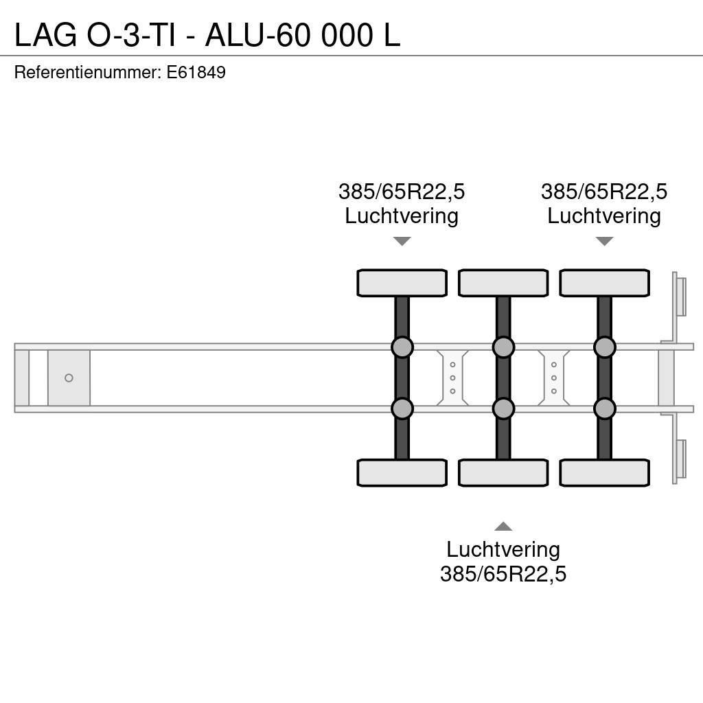 LAG O-3-TI - ALU-60 000 L Напівпричепи-автоцистерни