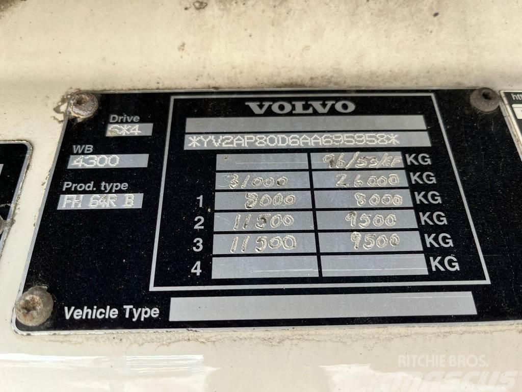 Volvo FH 16 600 6x4 RETARDER / CHASSIS L=6289 mm Шасі з кабіною