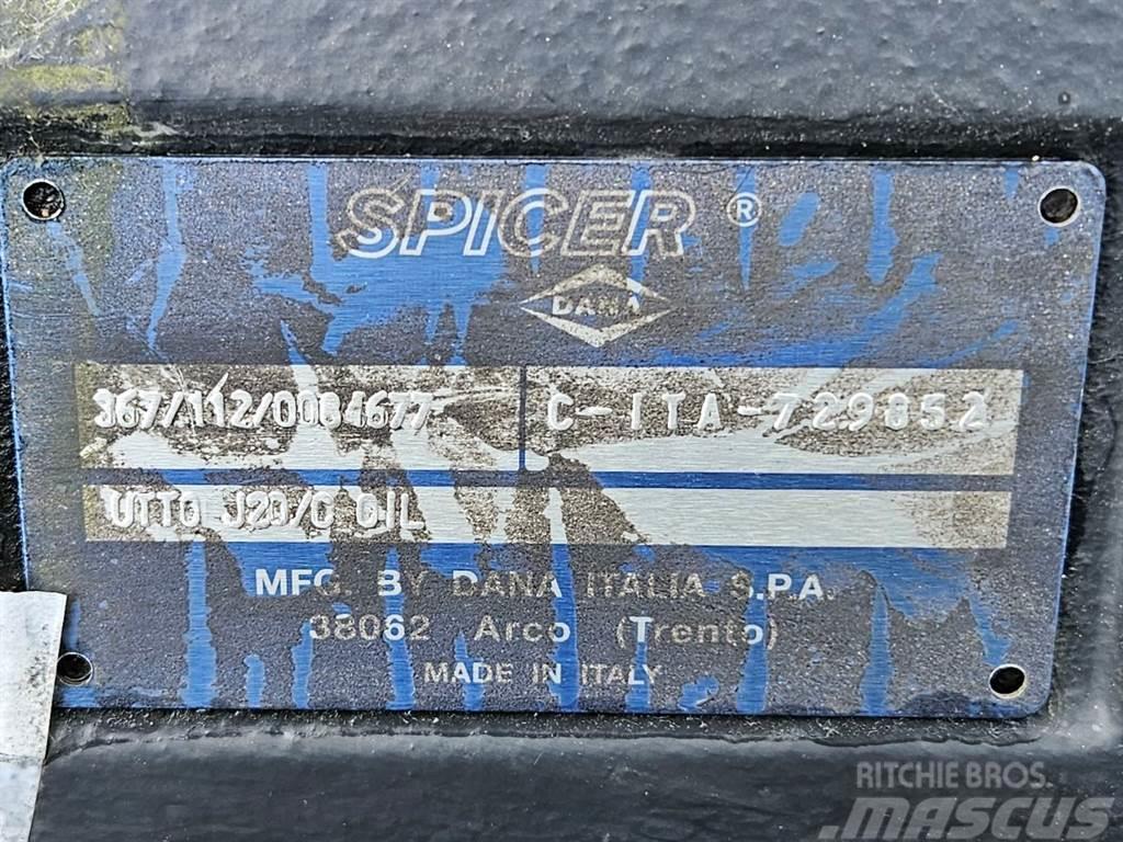 Spicer Dana 367/112/0084677 - Axle/Achse/As Осі