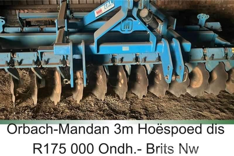  Orbach Agri Mandan - 3m high speed Вантажівки / спеціальні