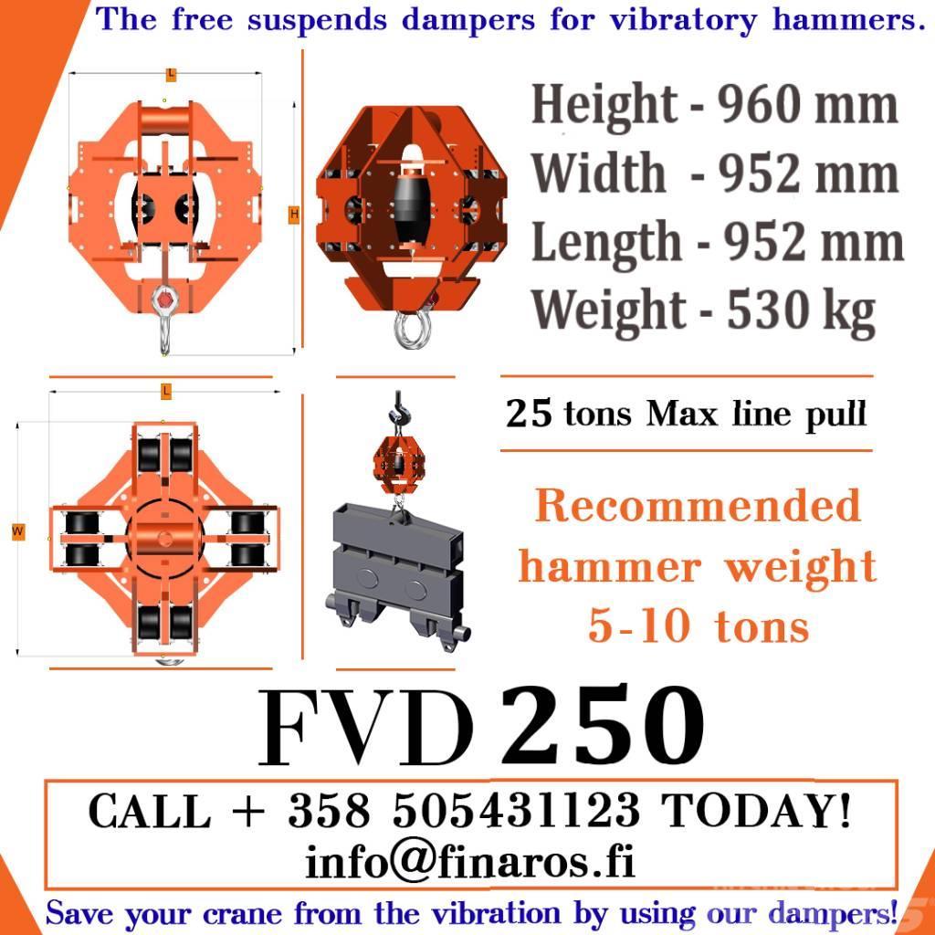  Vibration Damper FVD250 Гідравлічні пальові молоти