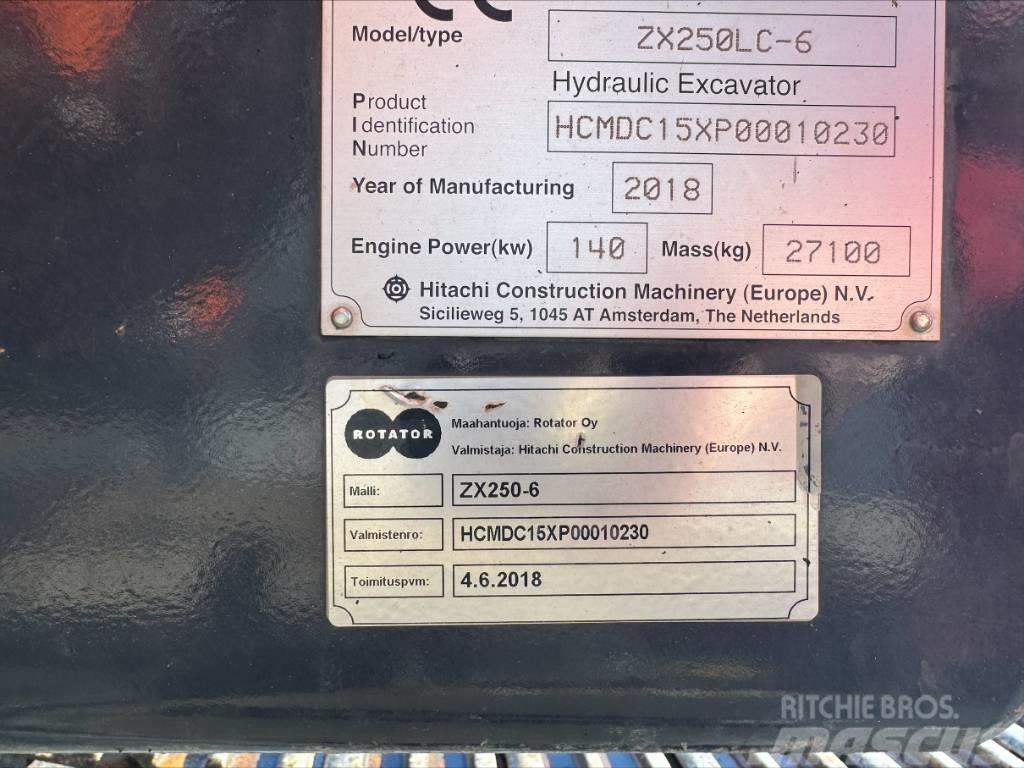 Hitachi ZX 250 LC N-6 Гусеничні екскаватори