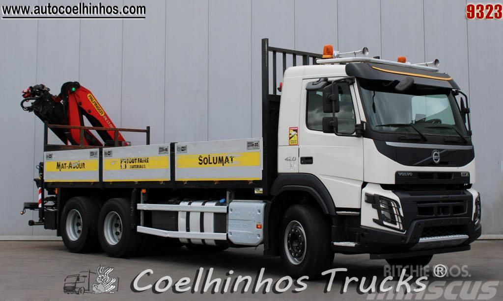 Volvo FMX 420 + PK 17001 Вантажівки-платформи/бокове розвантаження