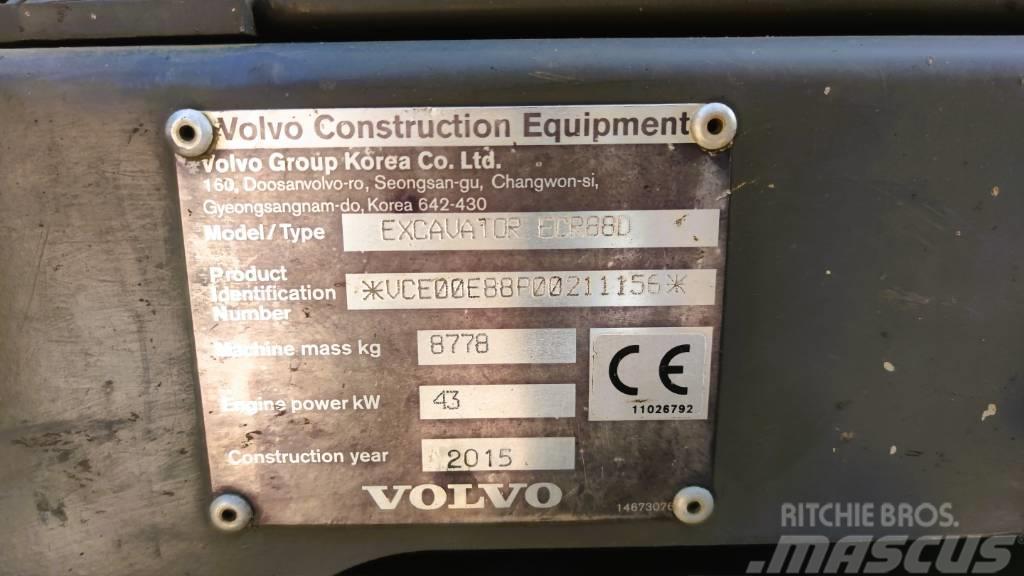 Volvo ECR 88D Гусеничні екскаватори