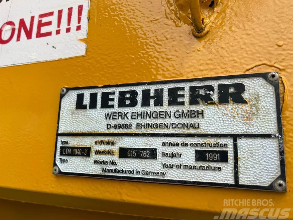 Liebherr LTM 1040 Automacara автокрани