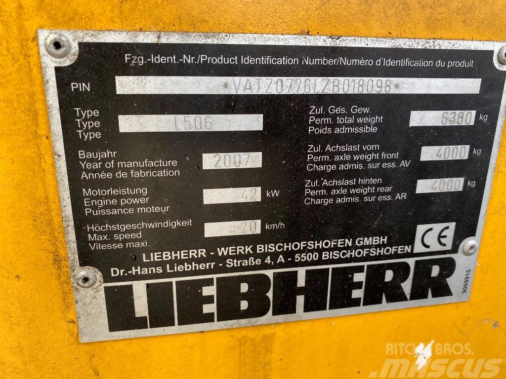 Liebherr 506 Stereo Фронтальні навантажувачі