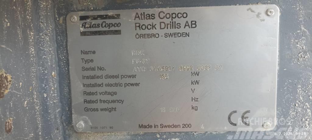 Atlas Copco F6 Свердлильні установки