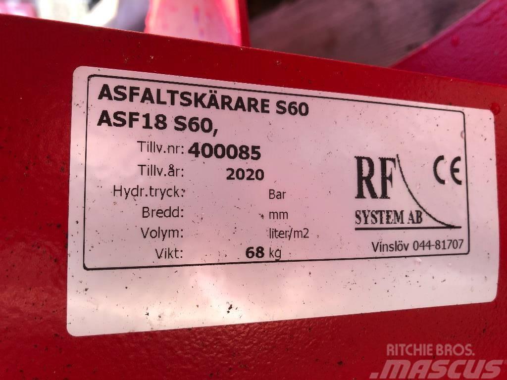 Rf-system RF Asfaltskärare S60 Різаки