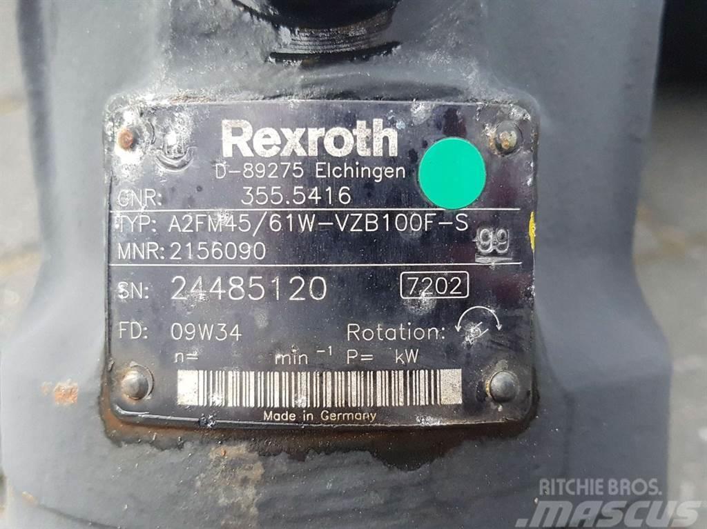 Rexroth A2FM45/61W-R902156090-Drive motor/Fahrmotor Гідравліка