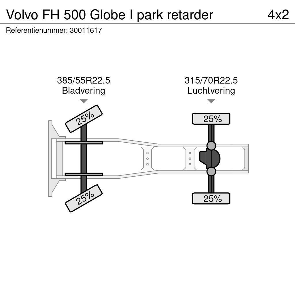 Volvo FH 500 Globe I park retarder Тягачі