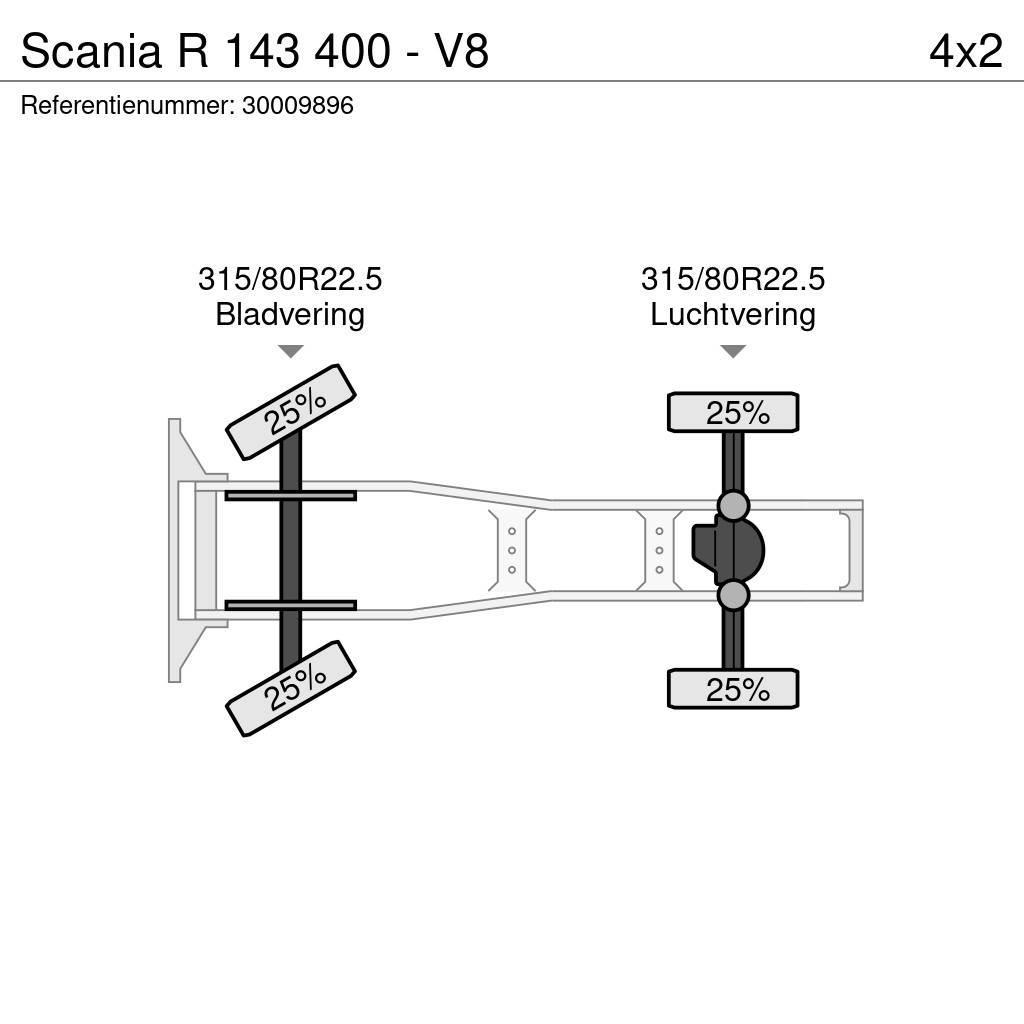 Scania R 143 400 - V8 Тягачі