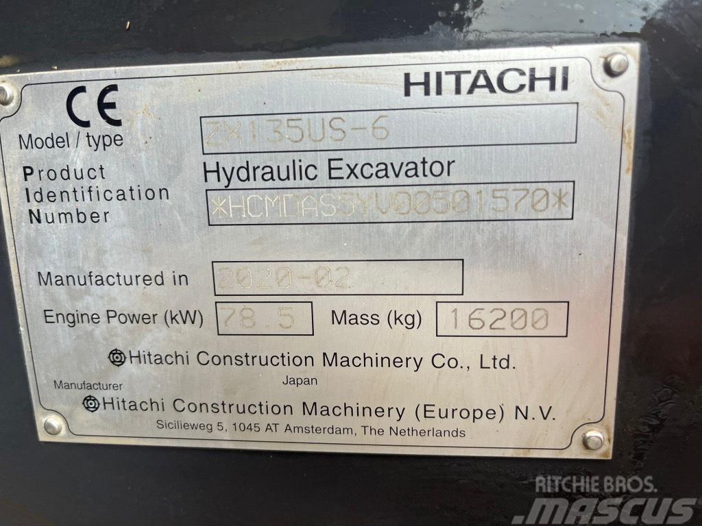 Hitachi ZX 135 US-6 Гусеничні екскаватори