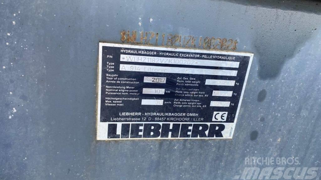 Liebherr A 914 Litronic Колісні екскаватори