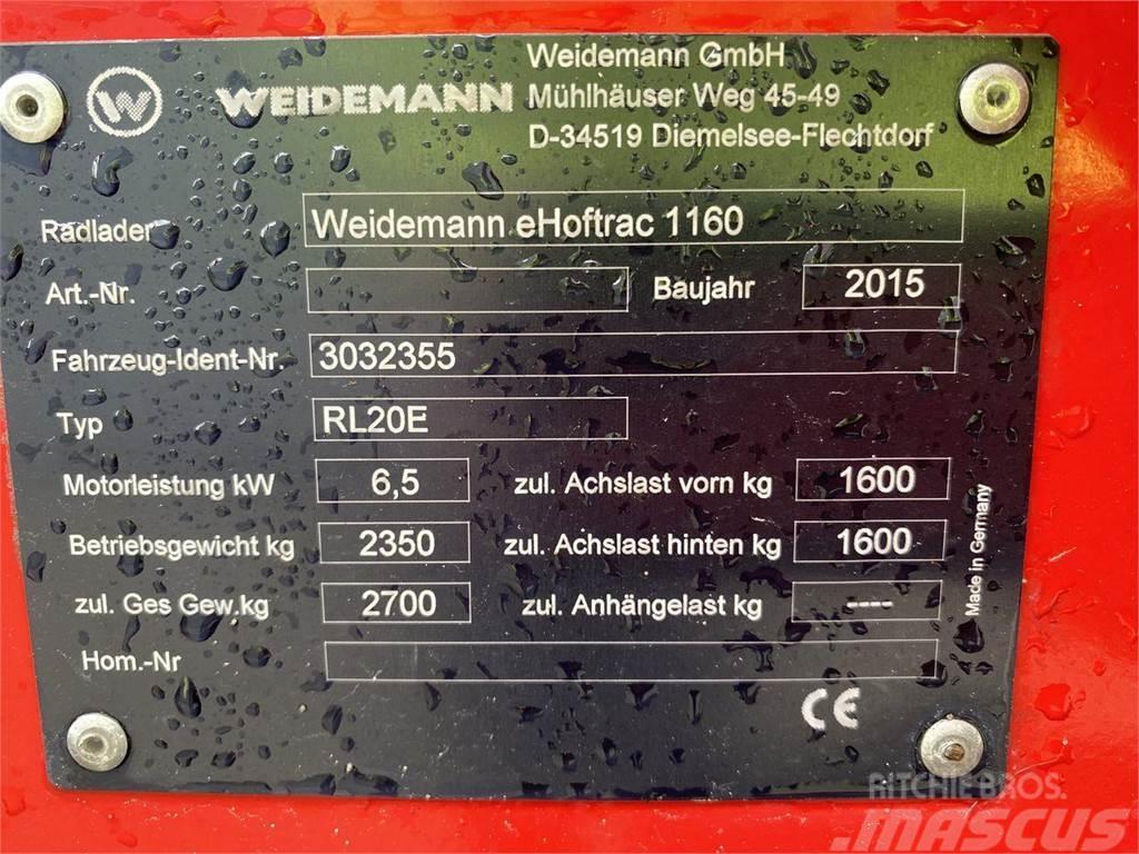 Weidemann 1160 EHOFTRAC Багатофункціональне обладнання для вантажних і землекопальних робіт