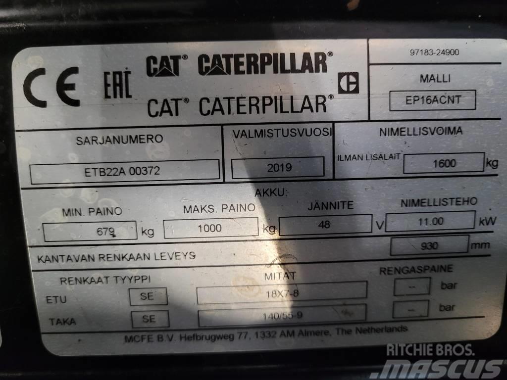 CAT EP16ACNT Електронавантажувачі