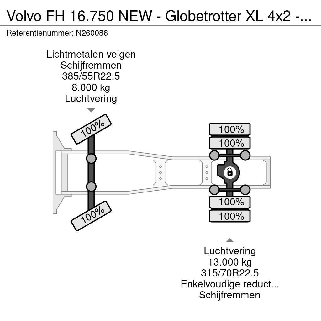 Volvo FH 16.750 NEW - Globetrotter XL 4x2 - Full spec - Тягачі