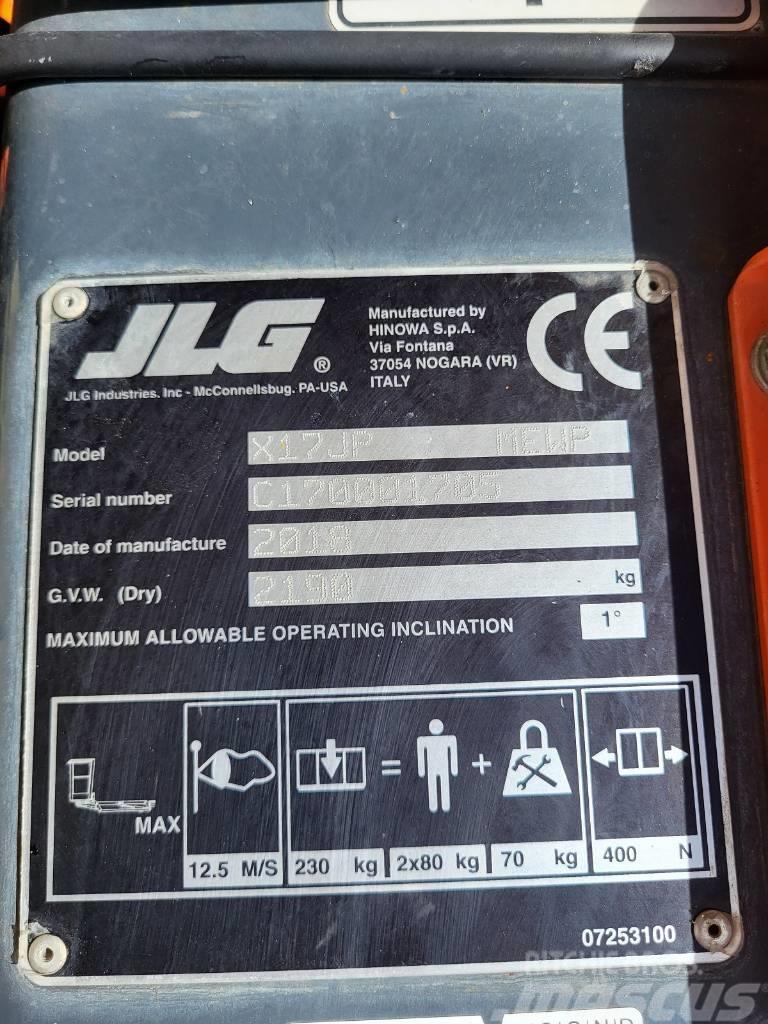 JLG X17 J Plus Колінчаті підйомники