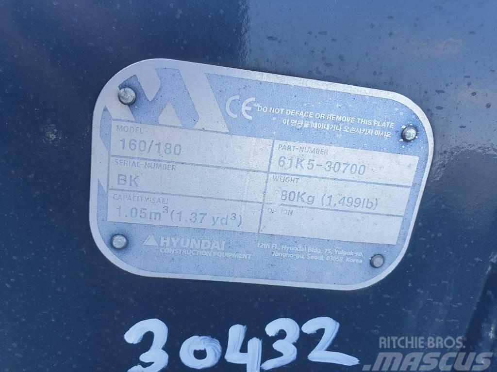 Hyundai Excvator Bucket, 61K5-30700, 180 Ковші
