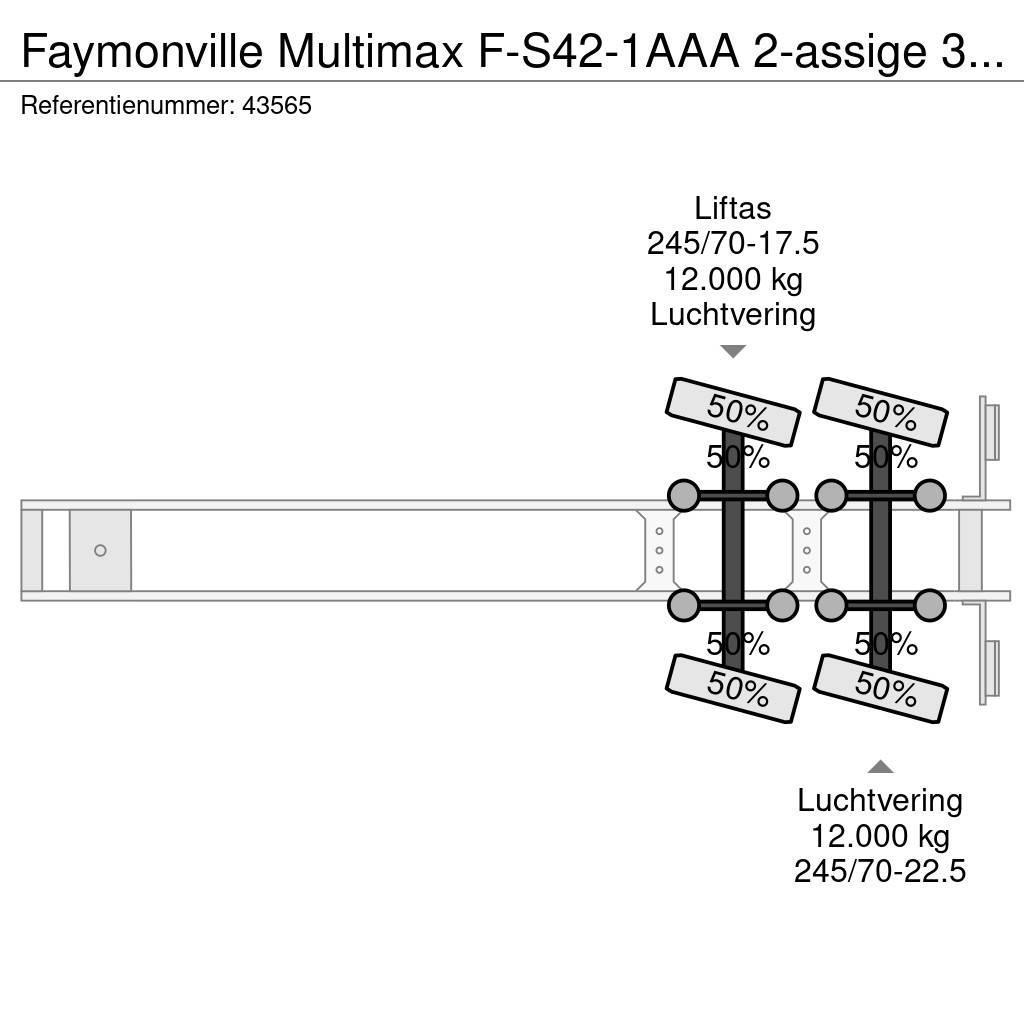Faymonville Multimax F-S42-1AAA 2-assige 3,90 meter Extandable Низькорамні напівпричепи