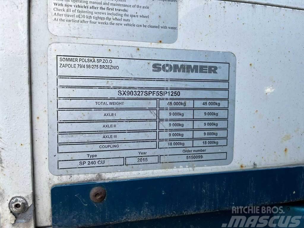 Sommer SP 240 CU BOX L=13595 mm Тентовані напівпричепи